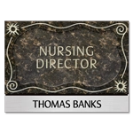 Manager on Duty Sign - Includes Nameplate