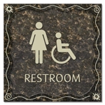 Restroom - Female & Handicap Accessible Symbol
