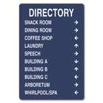Directory Sign - 10 Panel (Subsurface)