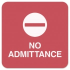No Admittance