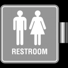 Perpendicular Overhead - Unisex Restroom