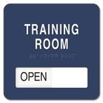2-Line Room Sign w/Sliding Panel