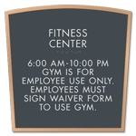 9-Line Room Sign