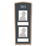Room Number Sign - 2 Picture