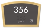 Room Number Sign - No Smoking