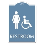 Restroom w/ Female / Handicap Symbols