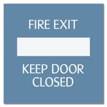 Fire Exit/Keep Door Closed
