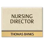 Manager on Duty Sign - Includes Nameplate