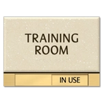 3-Line Area ID w/Sliding Panel