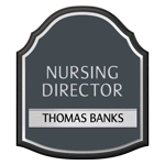 Manager on Duty Sign - Includes Nameplate