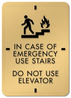 In Case of Fire...Use Stairs