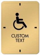 2-Line Custom Symbol Sign