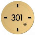 Room Number Sign - No Smoking