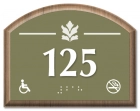 Room Number - No Smoking/Handicap Accessible