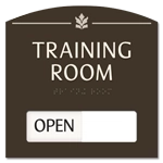 4-Line Sliding Panel Room Sign