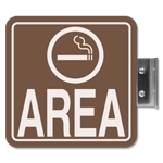 Perpendicular Overhead - Designated Smoking Area
