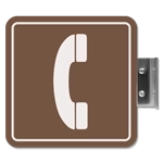 Perpendicular Overhead - Telephone w/Symbol