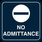 No Admittance
