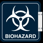 Perpendicular Overhead - Biohazard w/Symbol