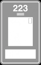 Room Number Sign - 1 Picture