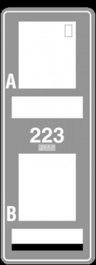 Room Number Sign - 2 Picture