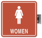 Perpendicular Overhead - Women w/Female Symbol
