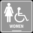 Women w/Female & Handicap Accessible Symbols