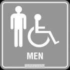 Men w/Male & Handicap Accessible Symbols