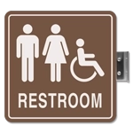 Perpendicular Overhead - Unisex/Handicap Accessible Restroom