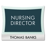 Manager on Duty Sign - Includes Nameplate
