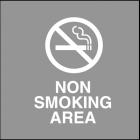 Non Smoking Area w/symbol