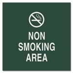 Non Smoking Area with Symbol