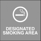 Designated Smoking Area w/symbol