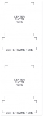 Additional Insert/2 Slot Picture Room Number (50/pk)