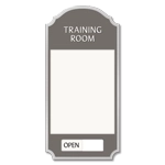 2-Line Area ID w/Window & Sliding Panel