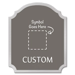 1-Line Custom Symbol Sign