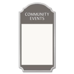 2-Line Informational Sign w/Insert Slot