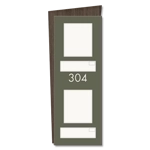 Room Number Sign - 2 Pictures