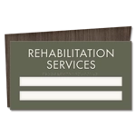 2 Slot Suite/Dept. ID Sign