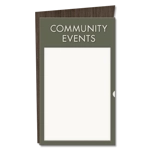 2-Line Informational Sign w/Insert Slot