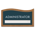 Nameplate Sign w/Title