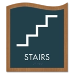 Stairs Sign w/Symbol