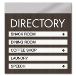 5 Panel Directory w/Inserts