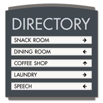 5 Panel Directory w/Inserts