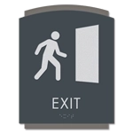 Exit Sign w/Symbols