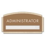 Nameplate Sign w/Title