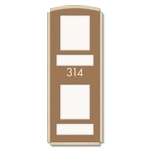 Room Number Sign - 2 Pictures