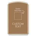 2-Line Custom Symbol Sign
