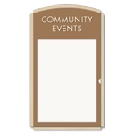 2-Line Informational Sign w/Insert Slot