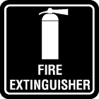 Fire Extinguisher with Symbol